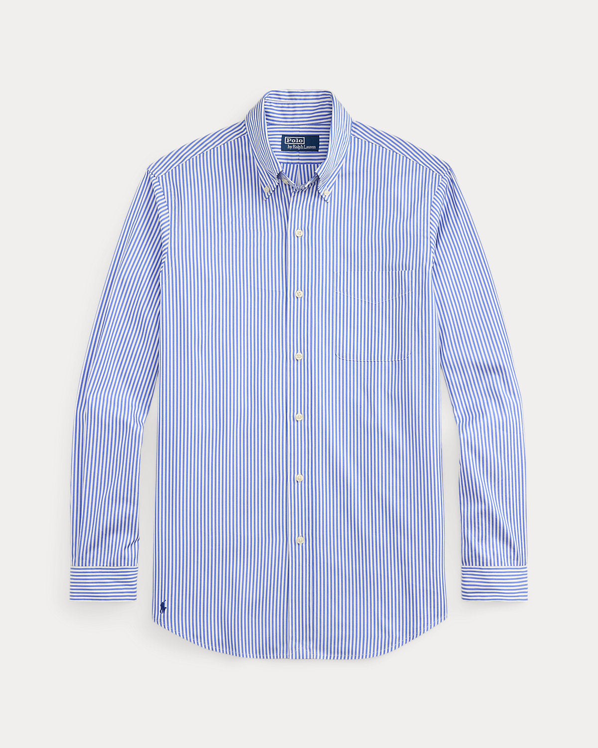 Classic Fit Striped Poplin Shirt
