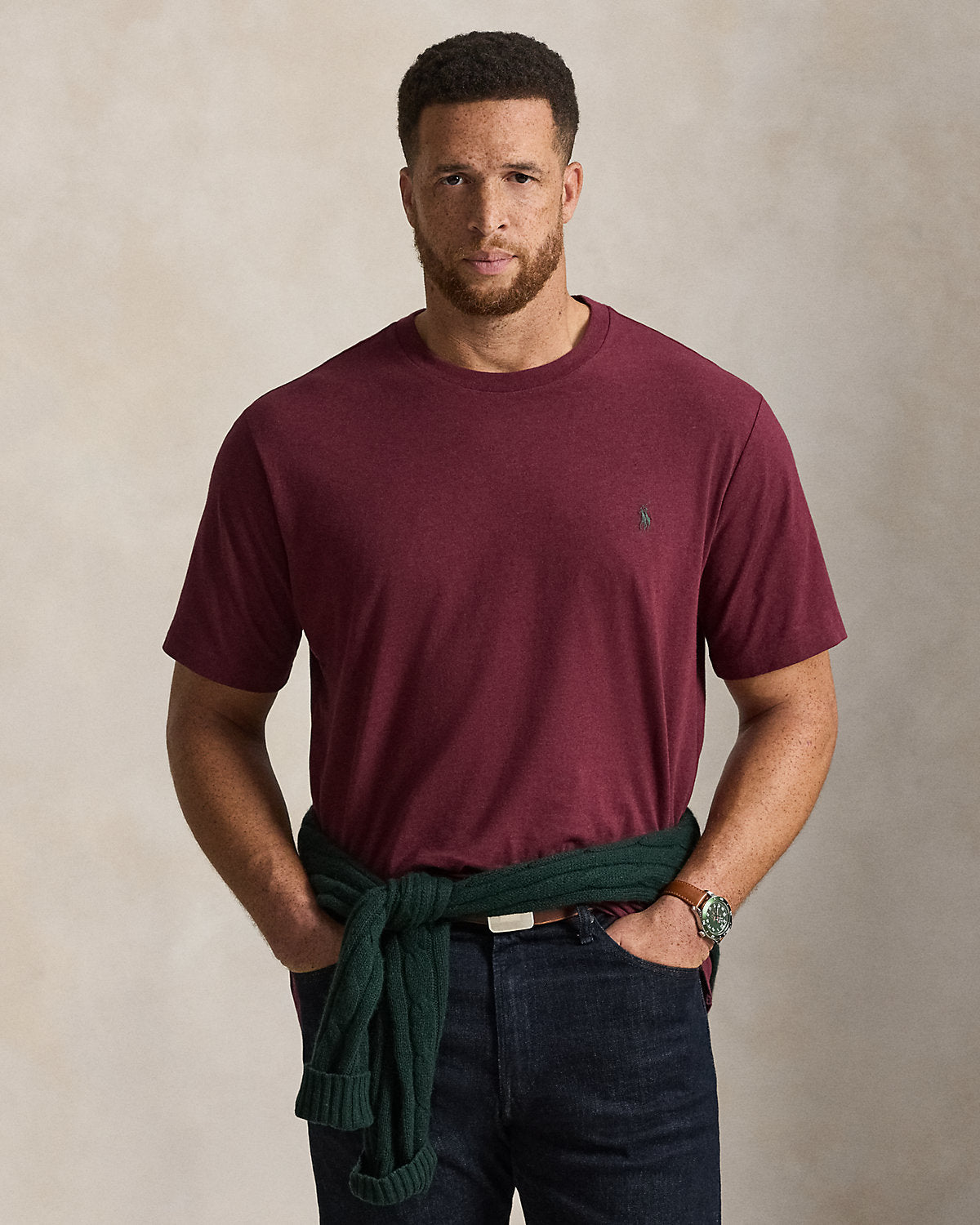 Jersey Crewneck T-Shirt