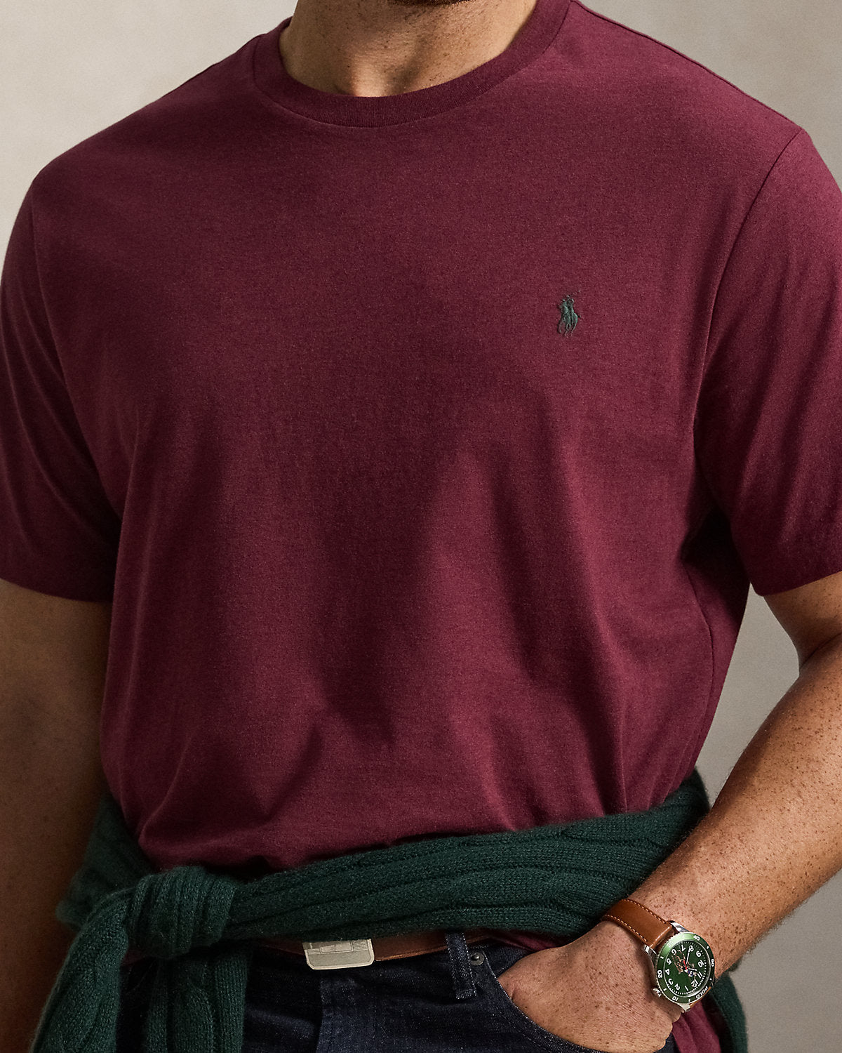 Jersey Crewneck T-Shirt
