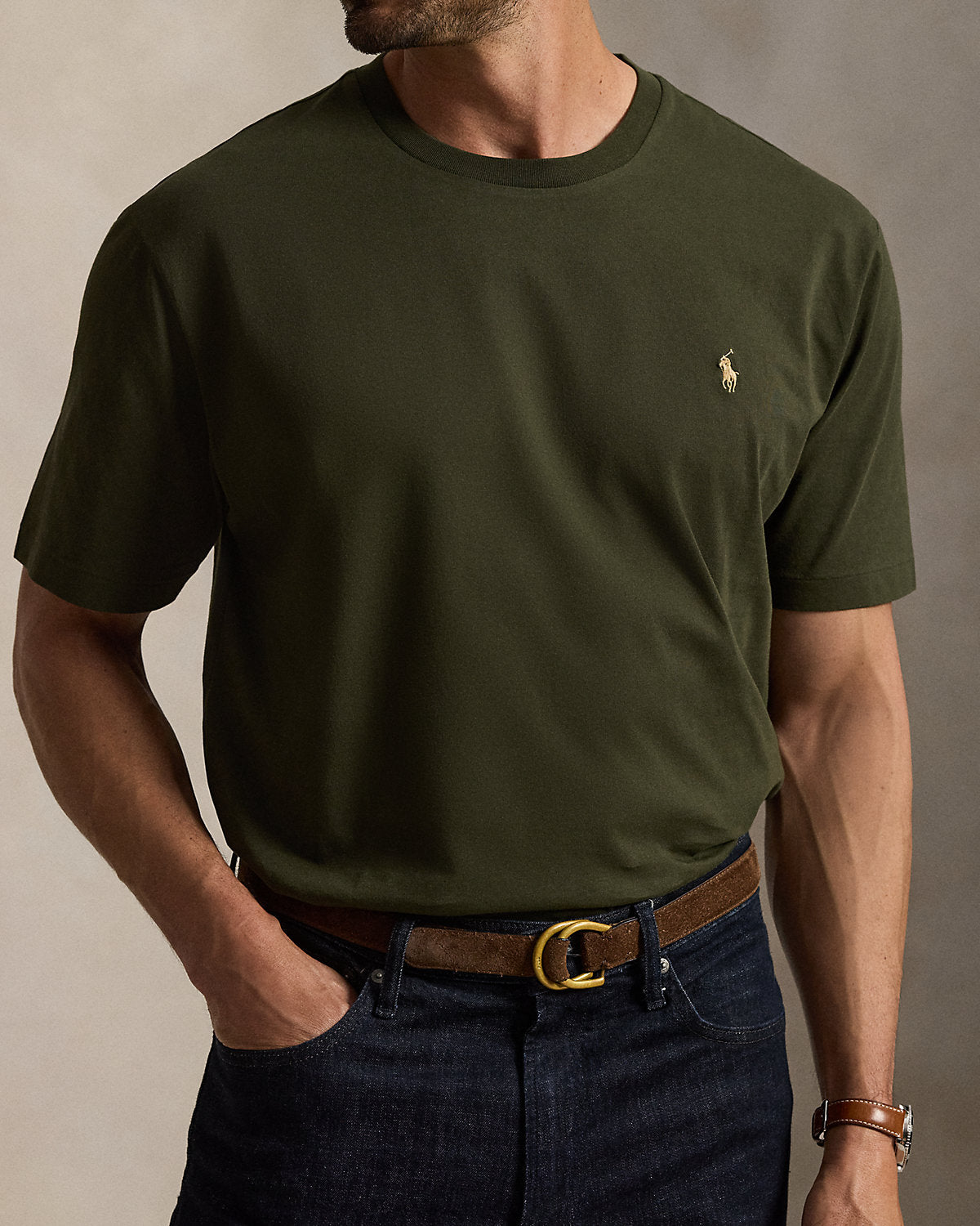 Jersey Crewneck T-Shirt