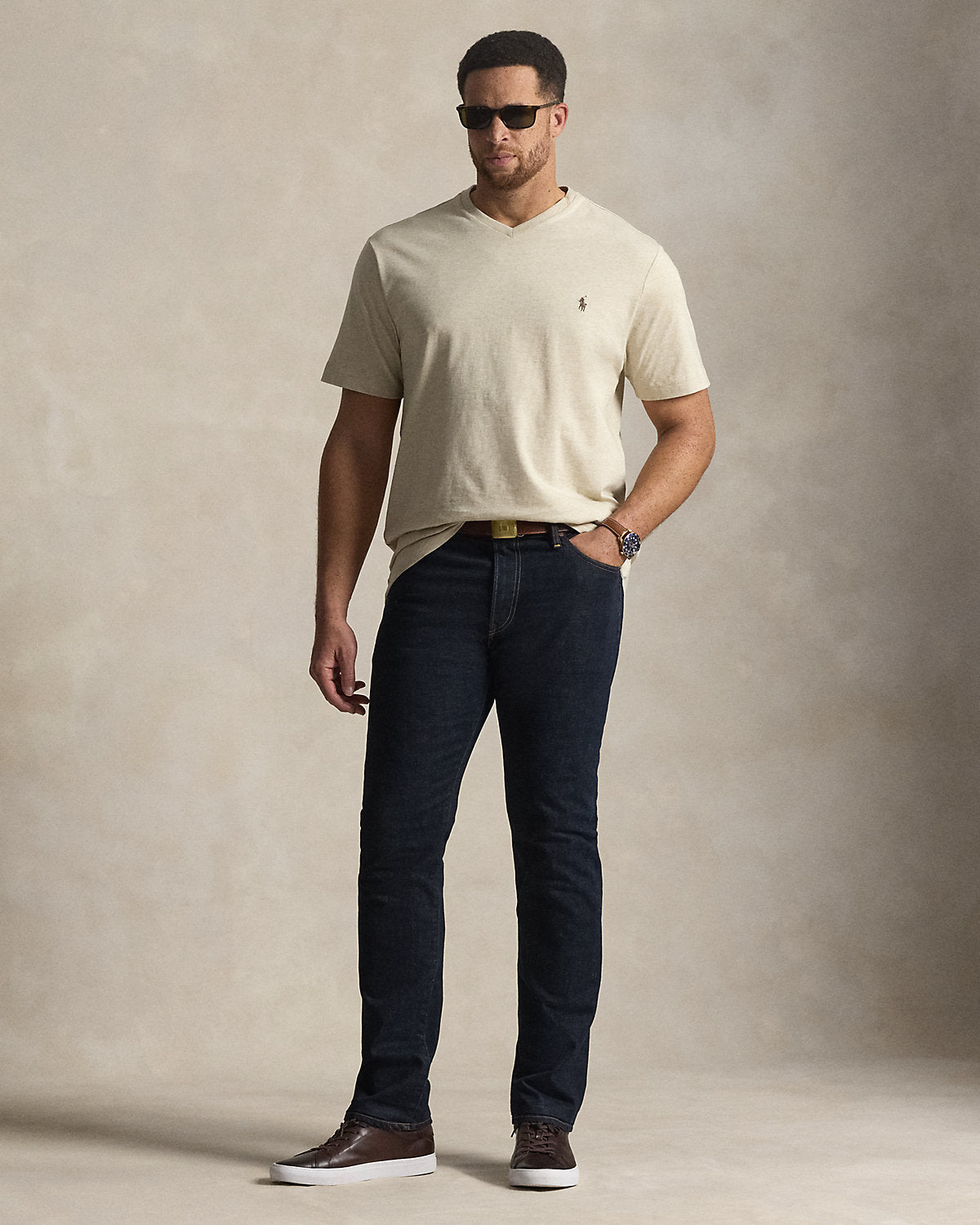 Jersey V-Neck T-Shirt