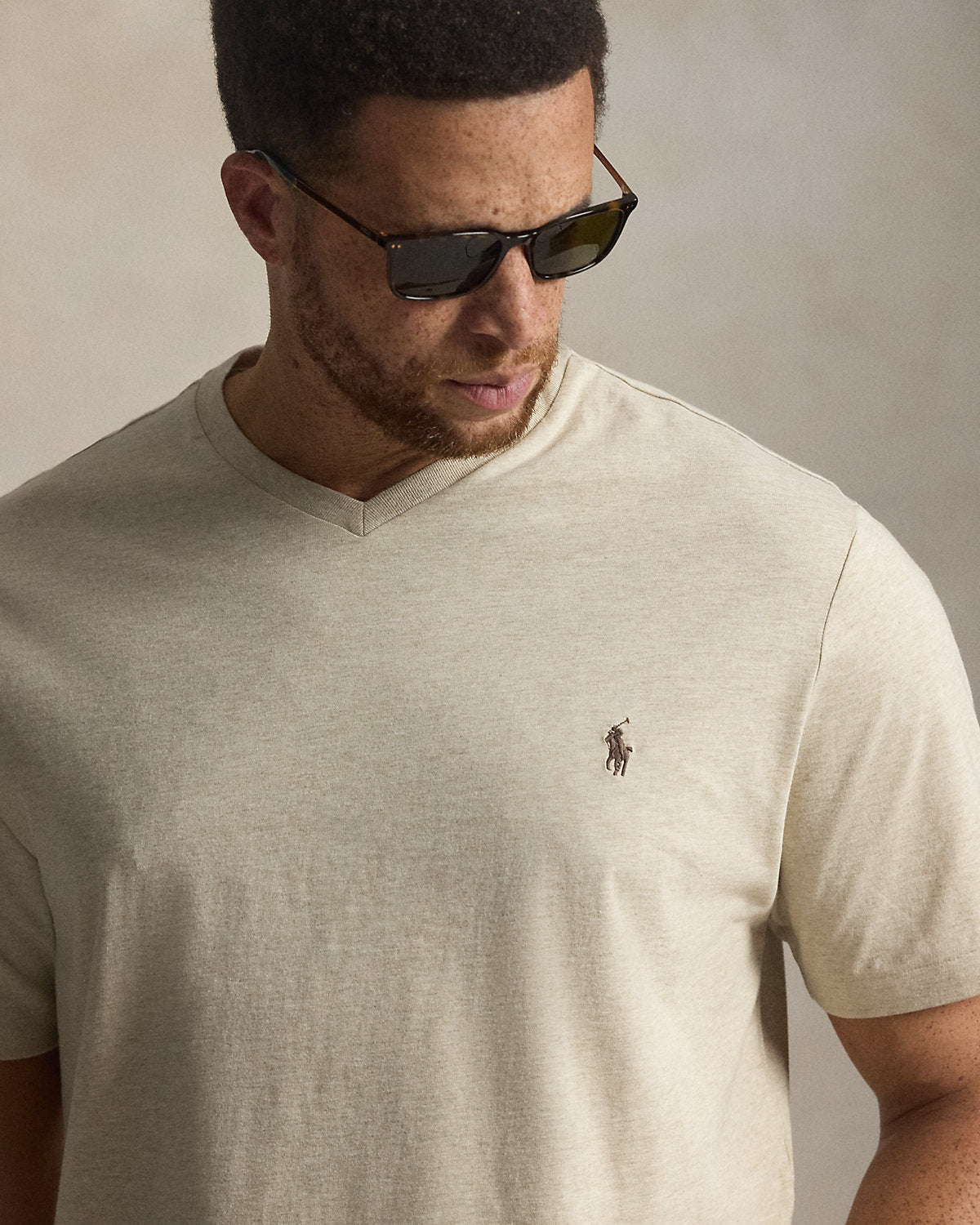 Jersey V-Neck T-Shirt