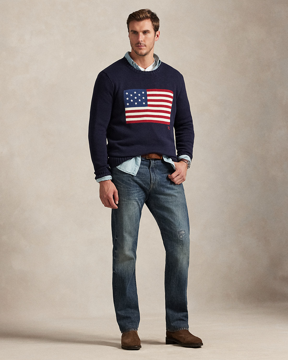 Men's Iconic Flag Sweater