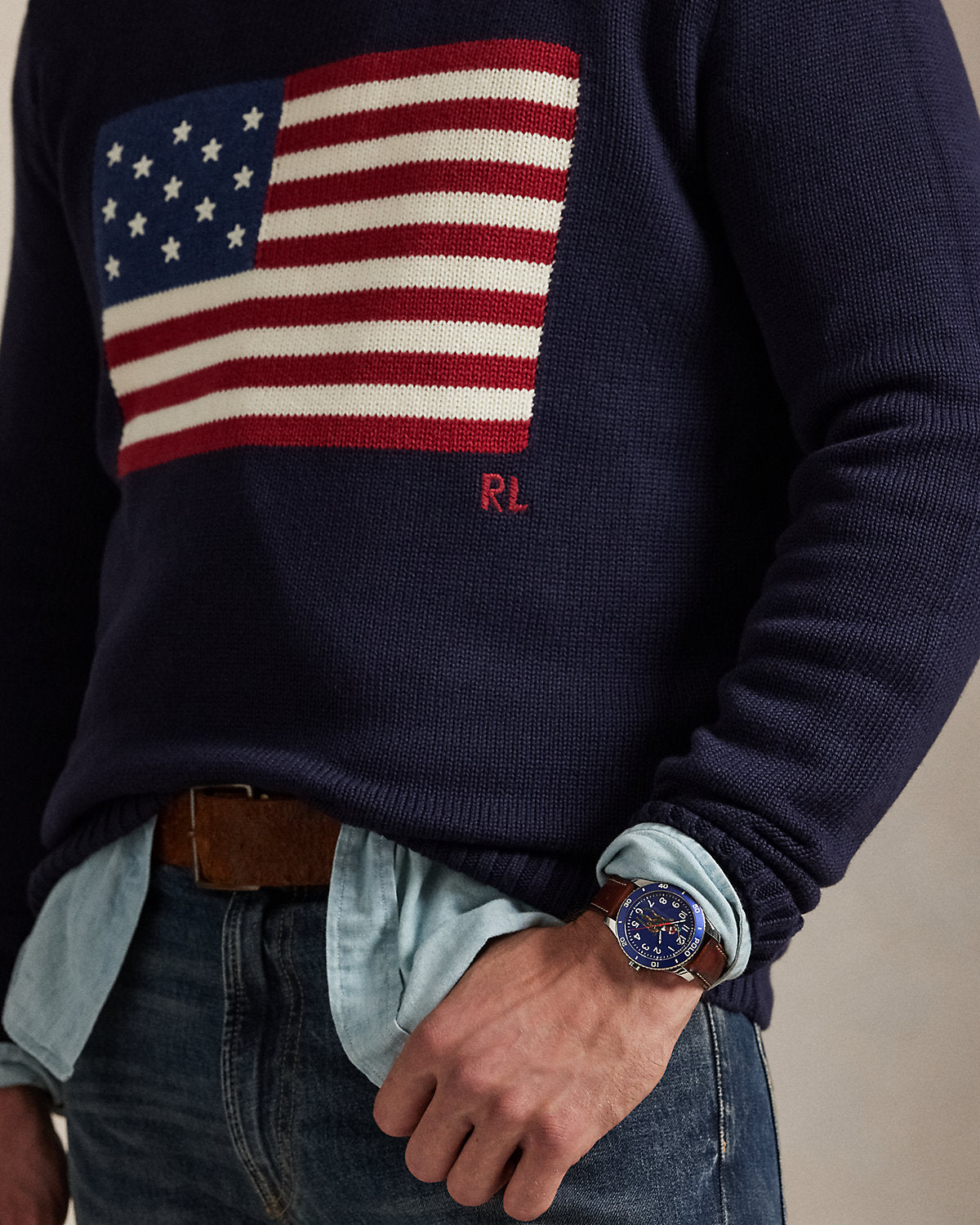 Men's Iconic Flag Sweater