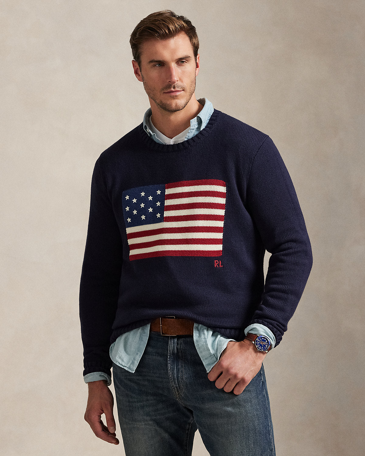 Men's Iconic Flag Sweater