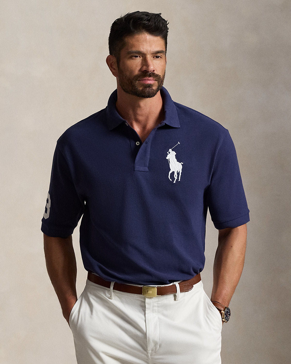 Big Pony Mesh Polo Shirt