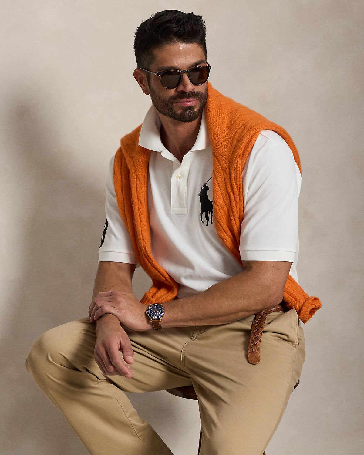 Big Pony Mesh Polo Shirt