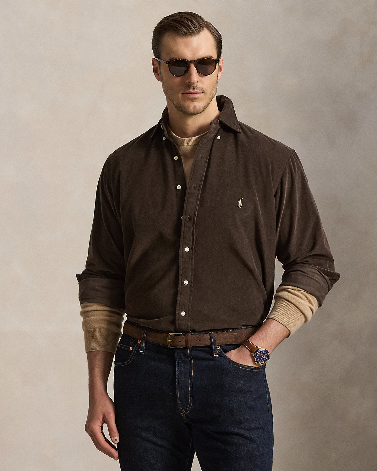 Fine-Wale Corduroy Shirt