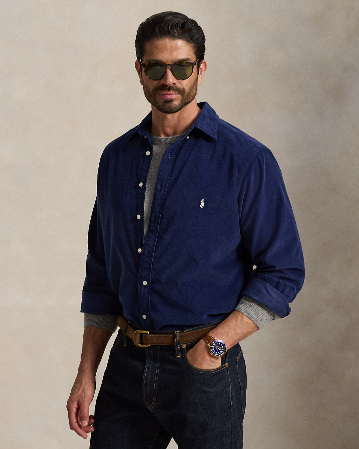 Fine-Wale Corduroy Shirt