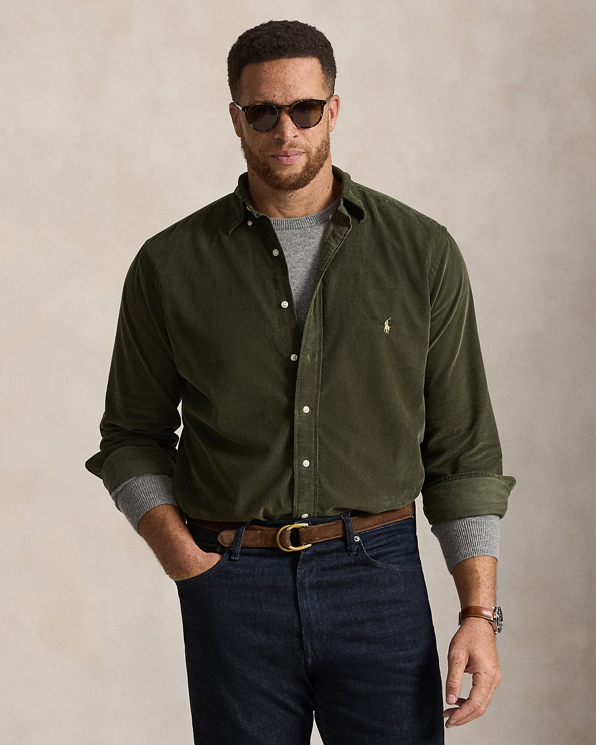 Fine-Wale Corduroy Shirt