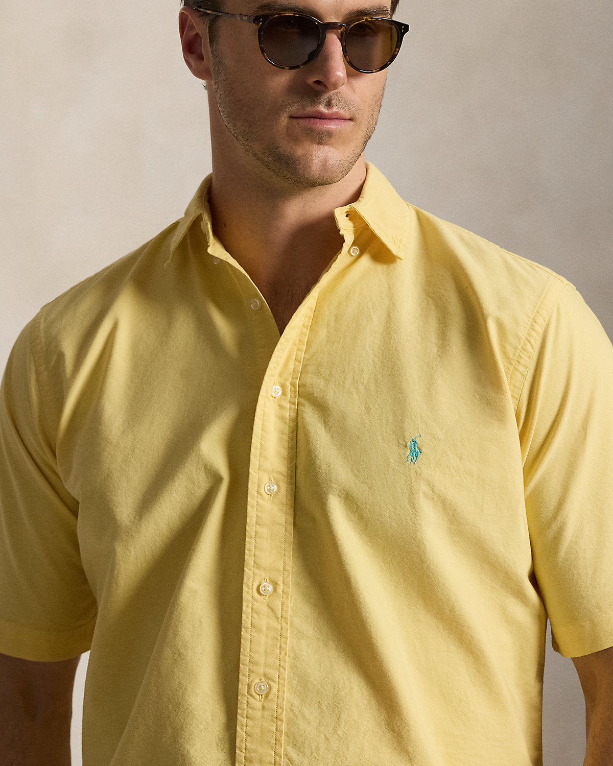 Garment-Dyed Oxford Shirt