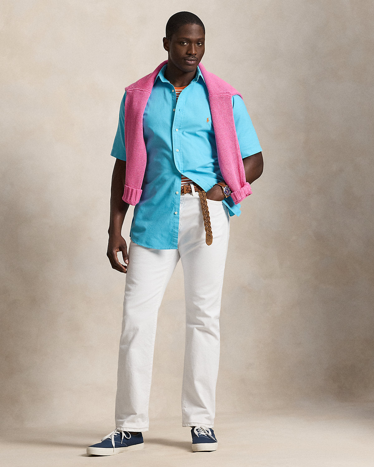 Garment-Dyed Oxford Shirt