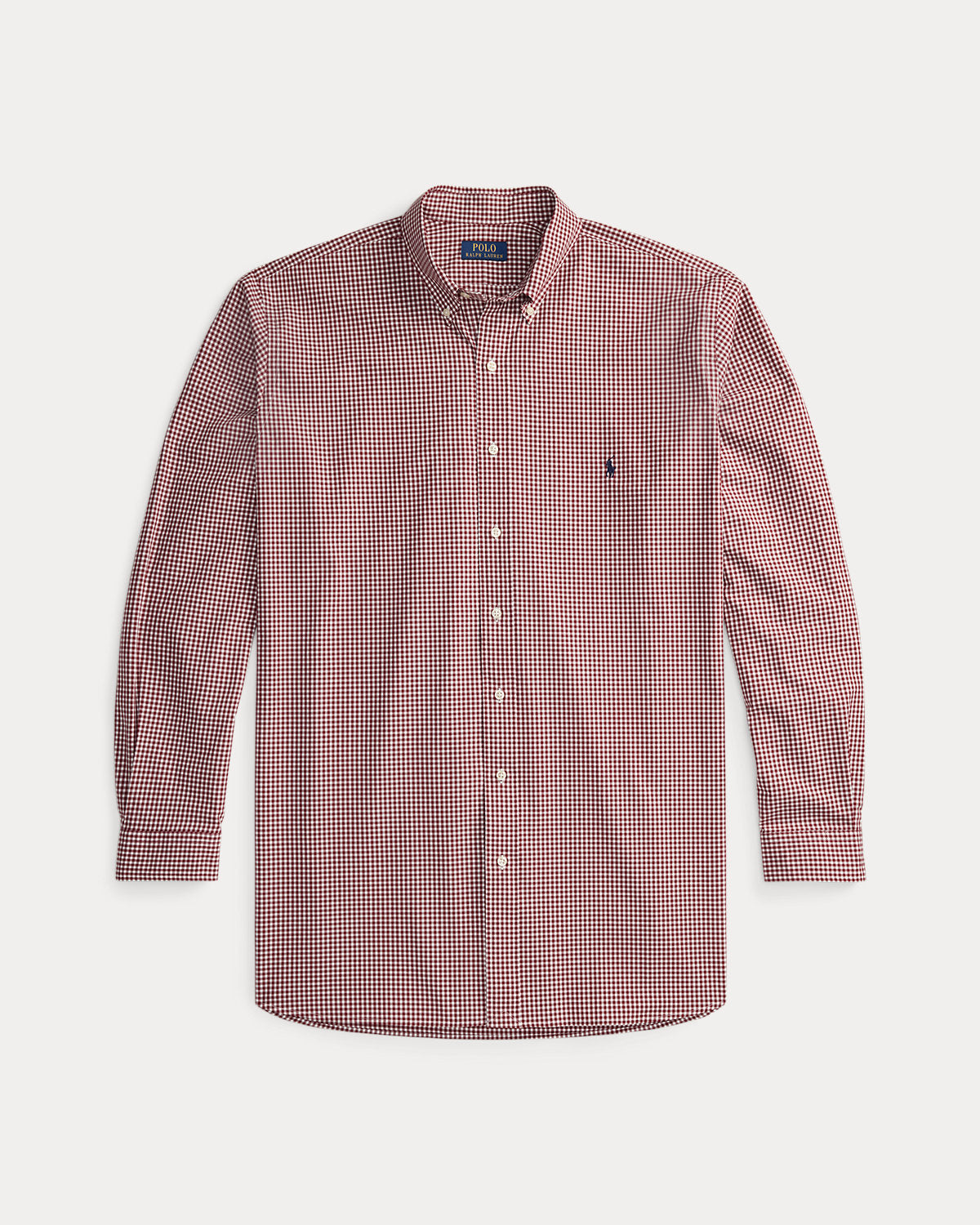 Gingham Stretch Poplin Shirt