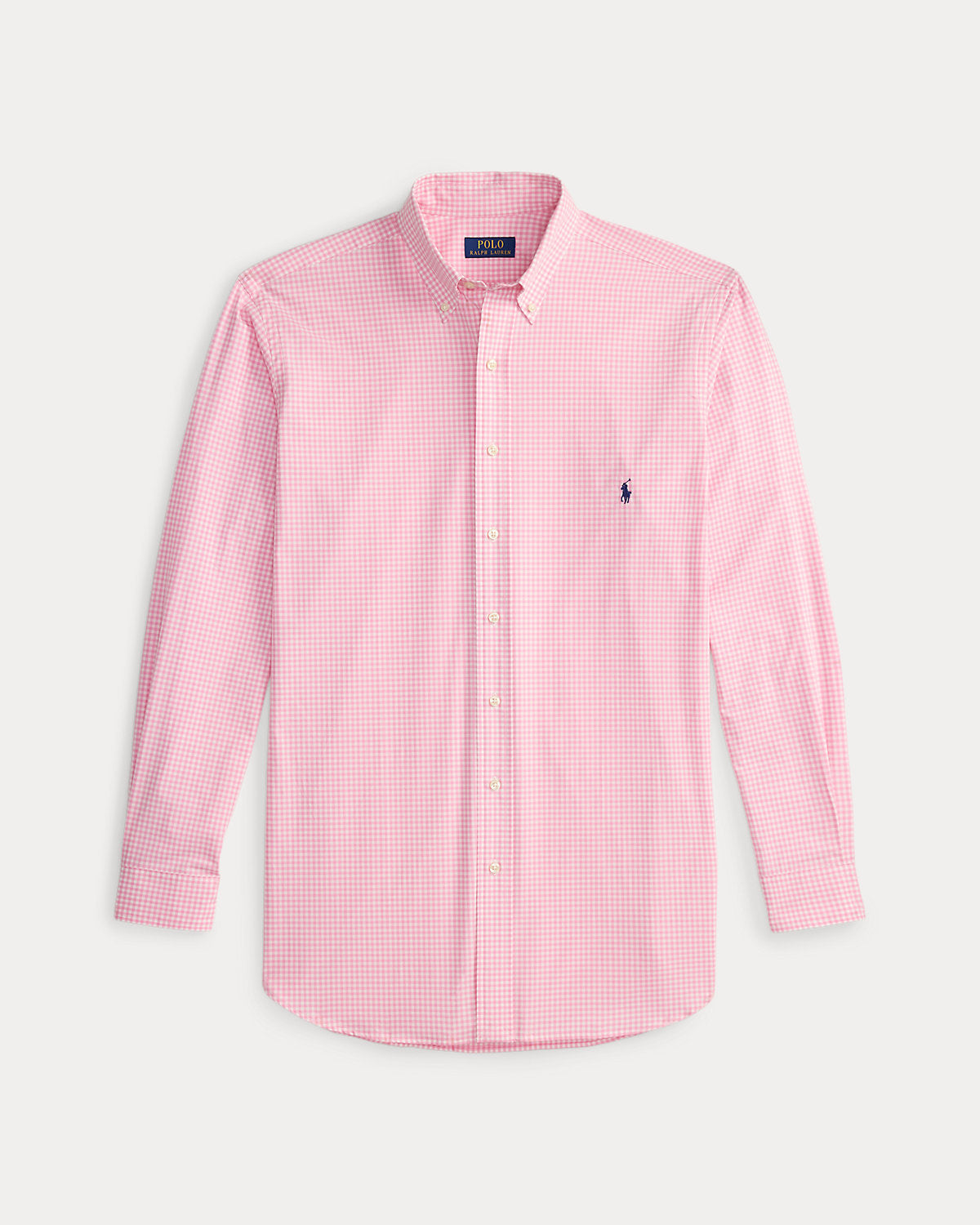 Gingham Stretch Poplin Shirt