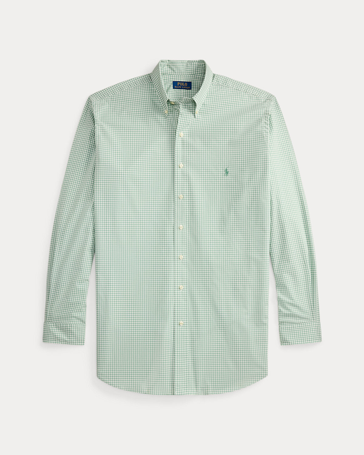 Gingham Stretch Poplin Shirt