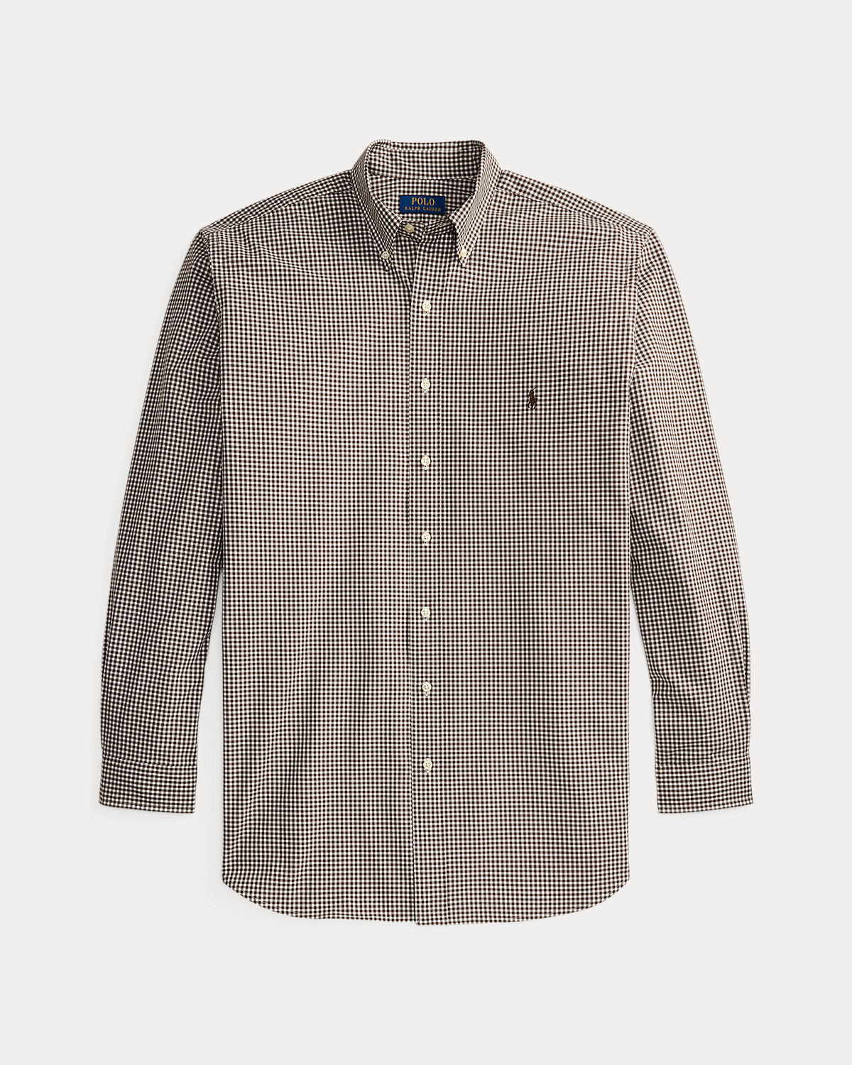 Gingham Stretch Poplin Shirt
