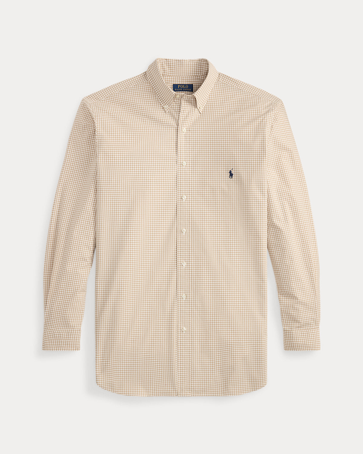 Gingham Stretch Poplin Shirt