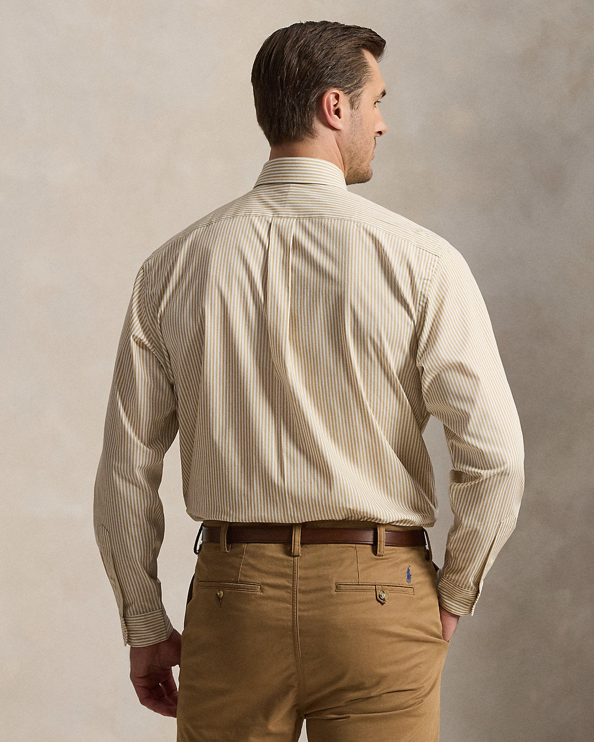 Striped Stretch Poplin Shirt