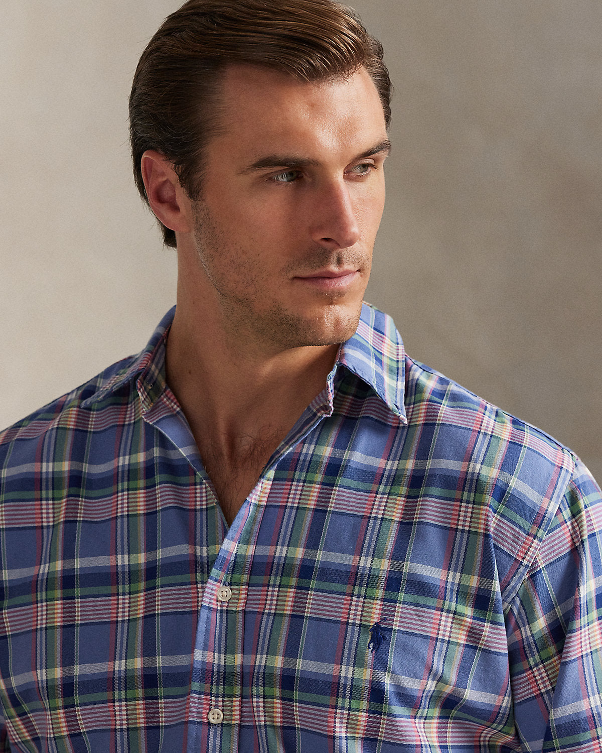 Plaid Oxford Shirt