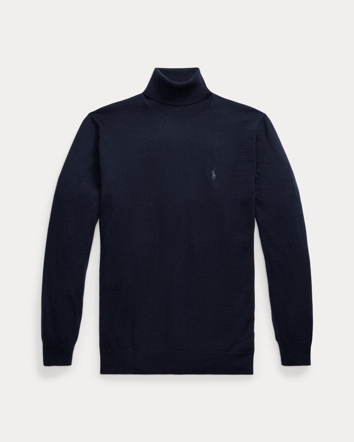 Washable Wool Turtleneck Sweater