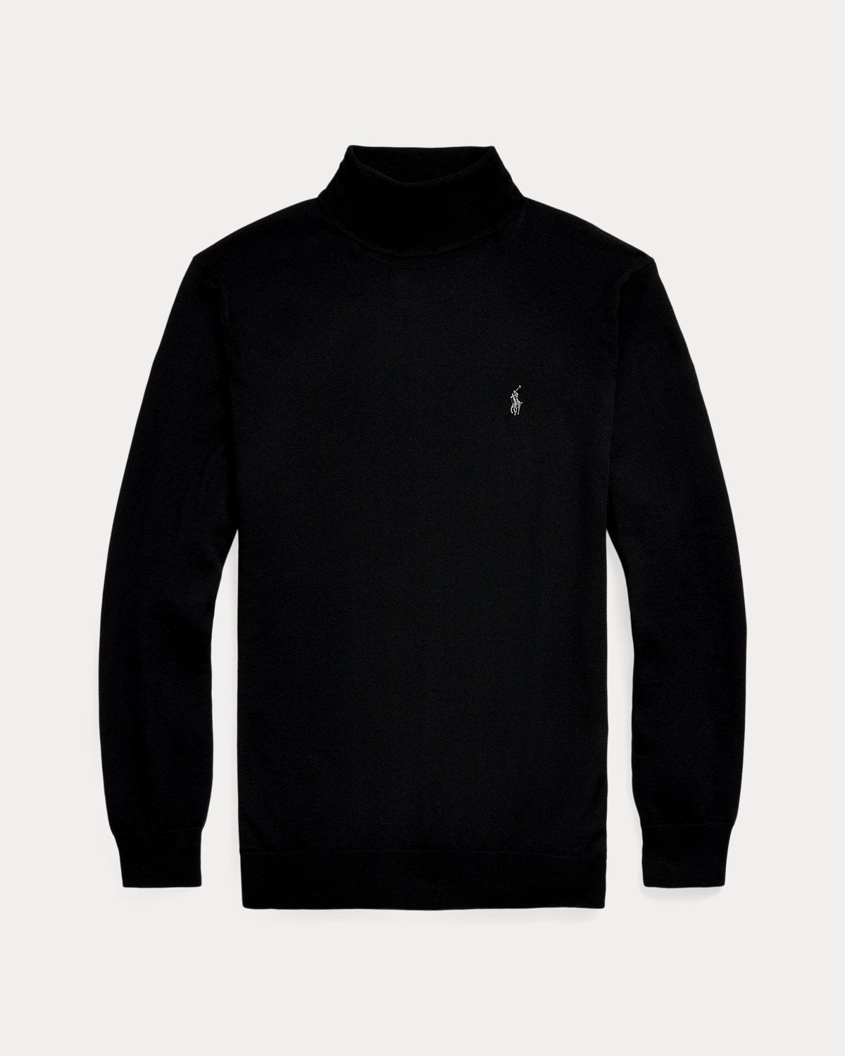 Washable Wool Turtleneck Sweater