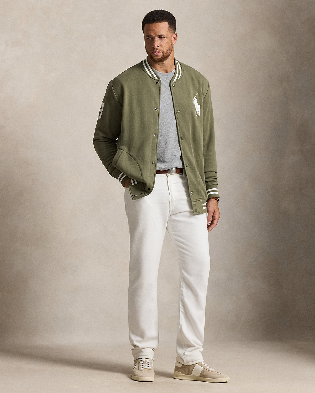 Big Pony Fleece Baseball Jacket