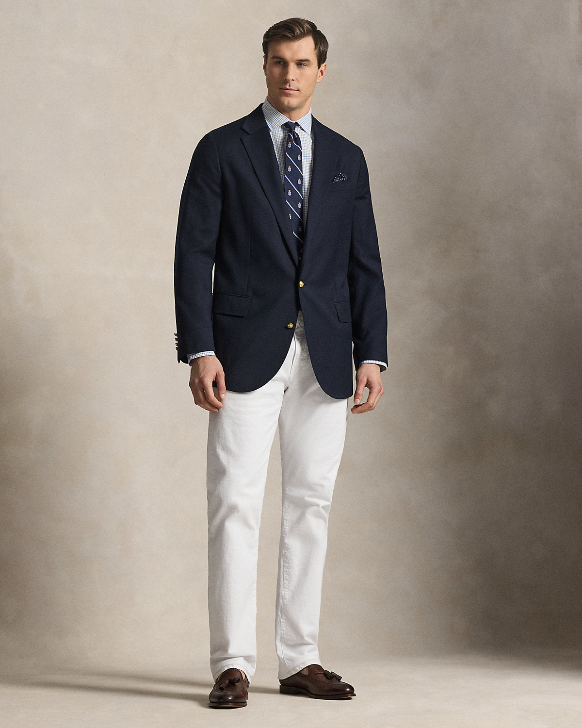 Plaid Stretch Poplin Shirt