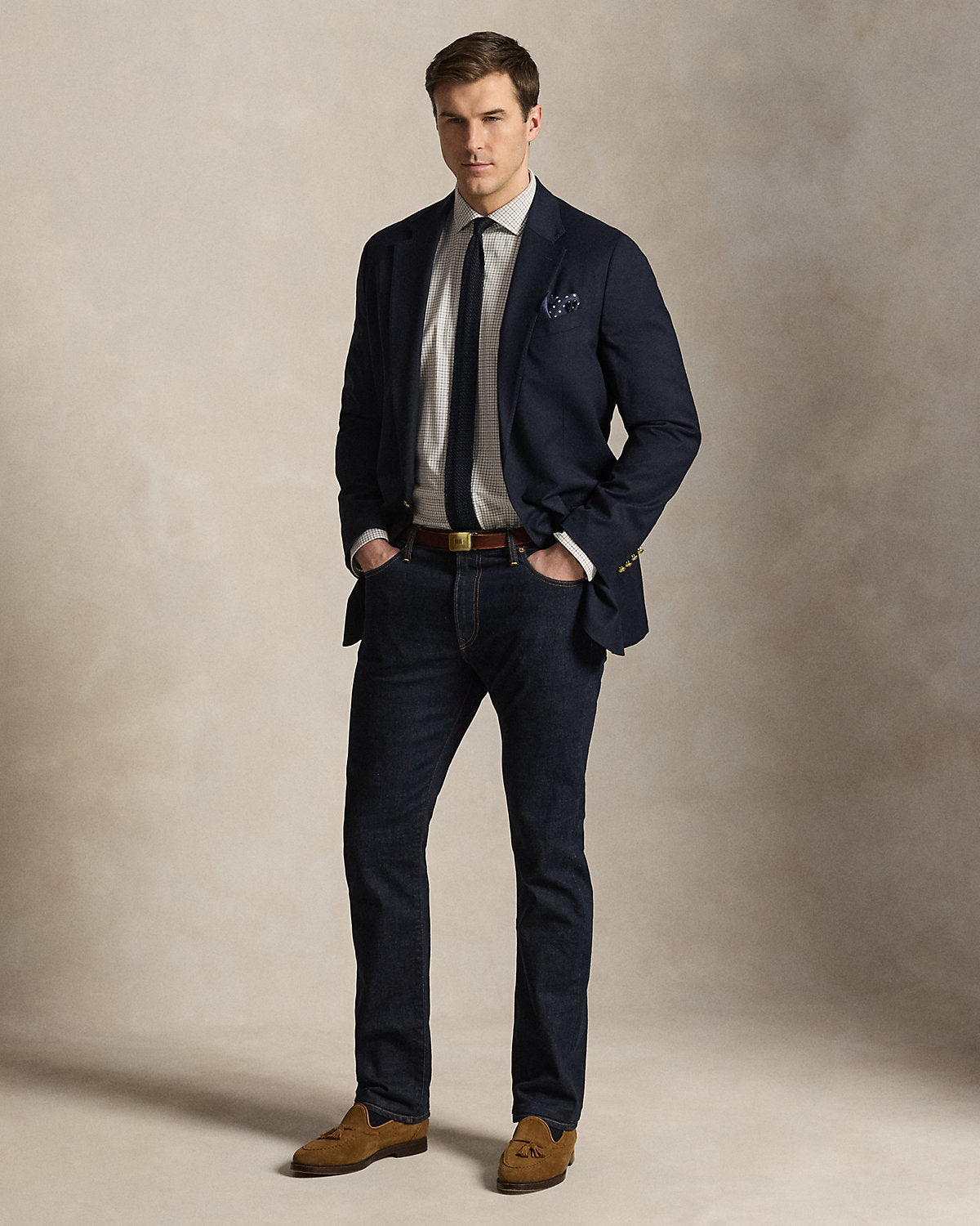 Plaid Stretch Poplin Shirt
