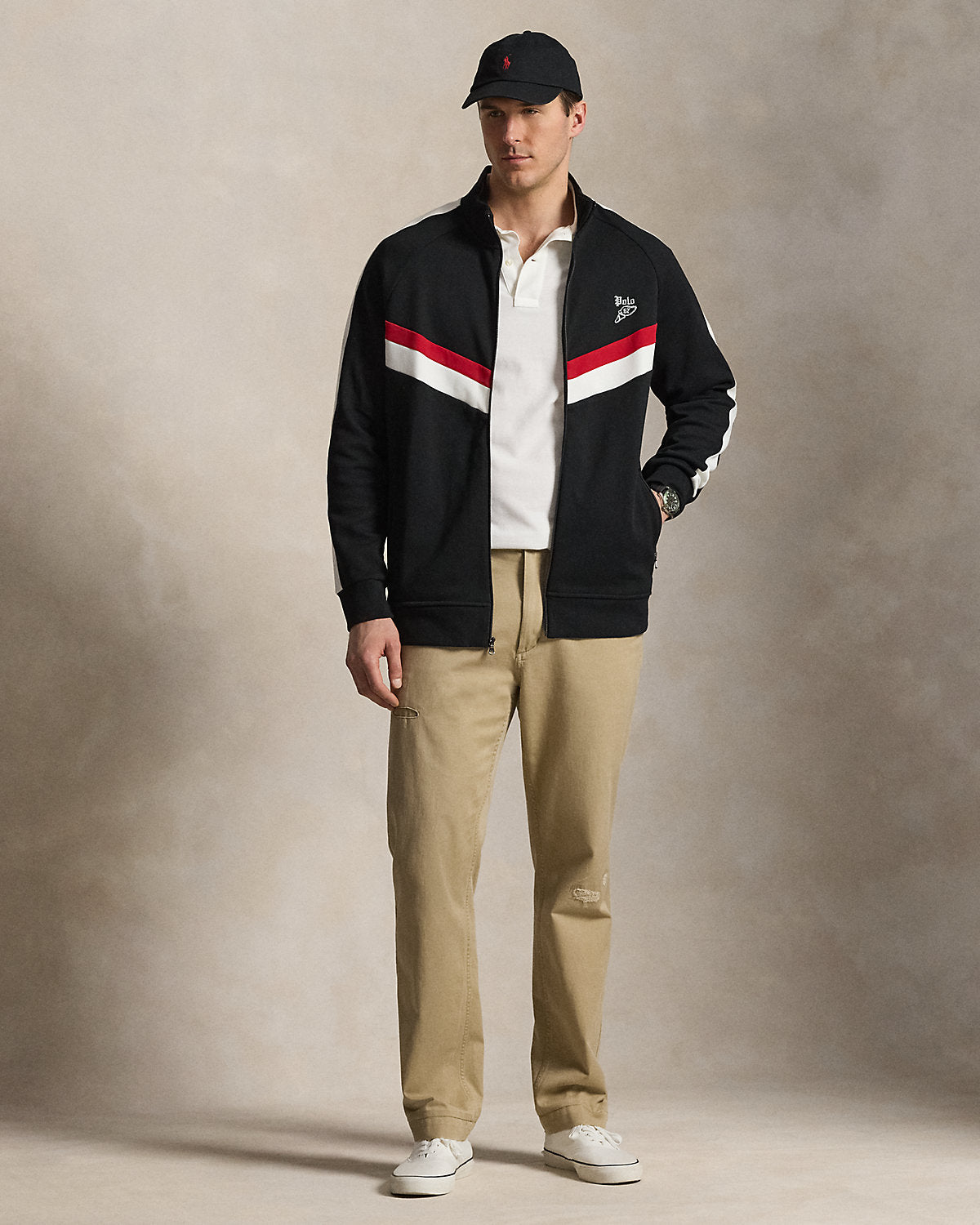 Double-Knit Track Jacket
