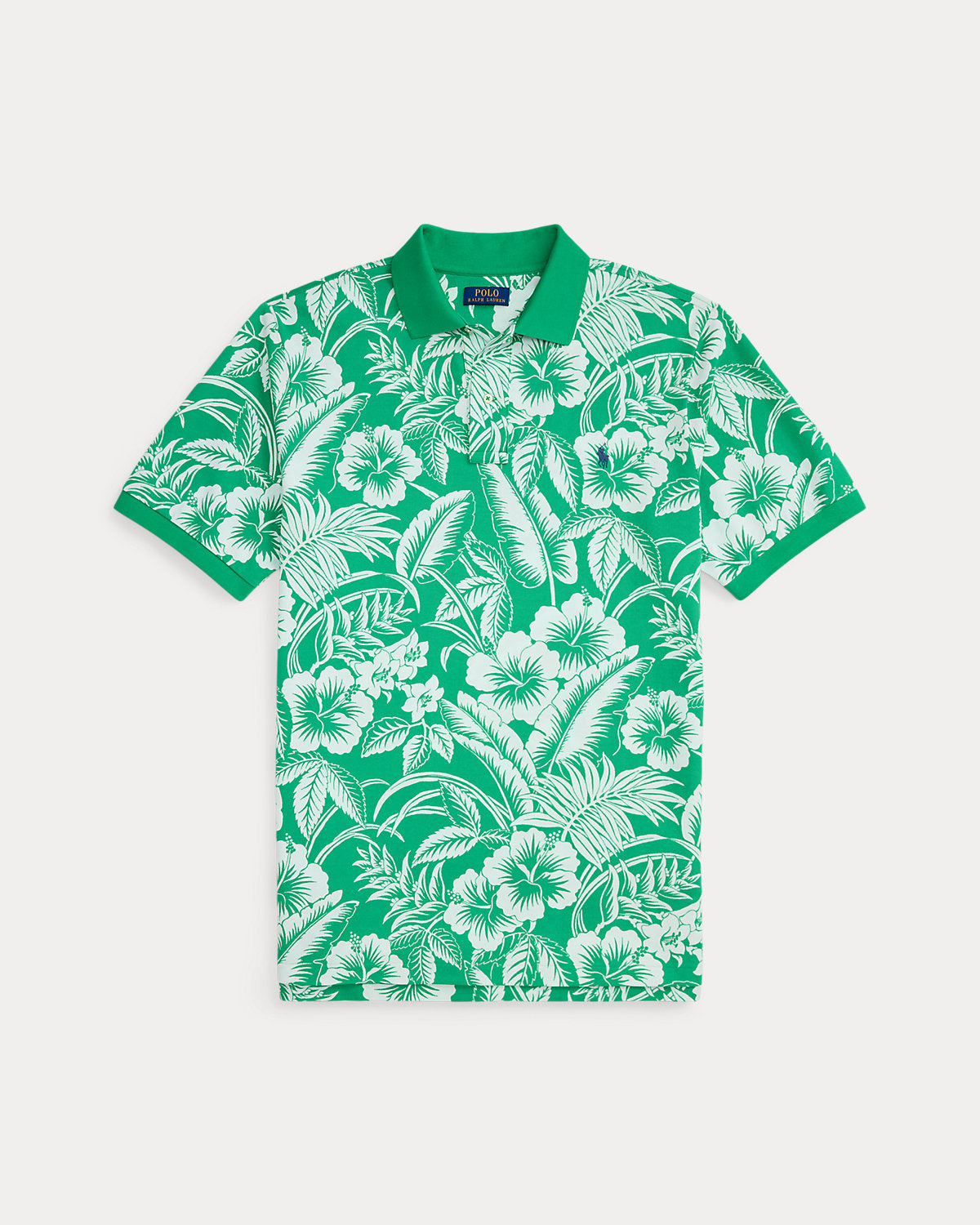 Tropical Mesh Polo Shirt