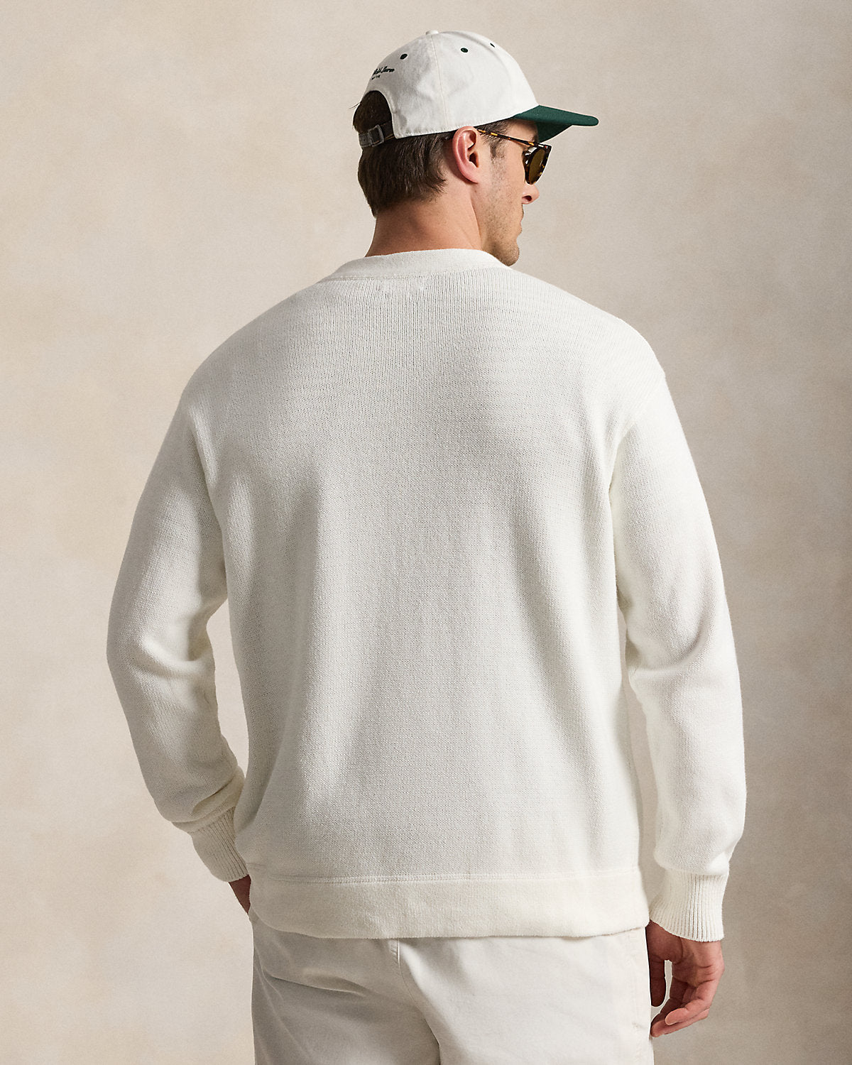 Cotton Letter Cardigan