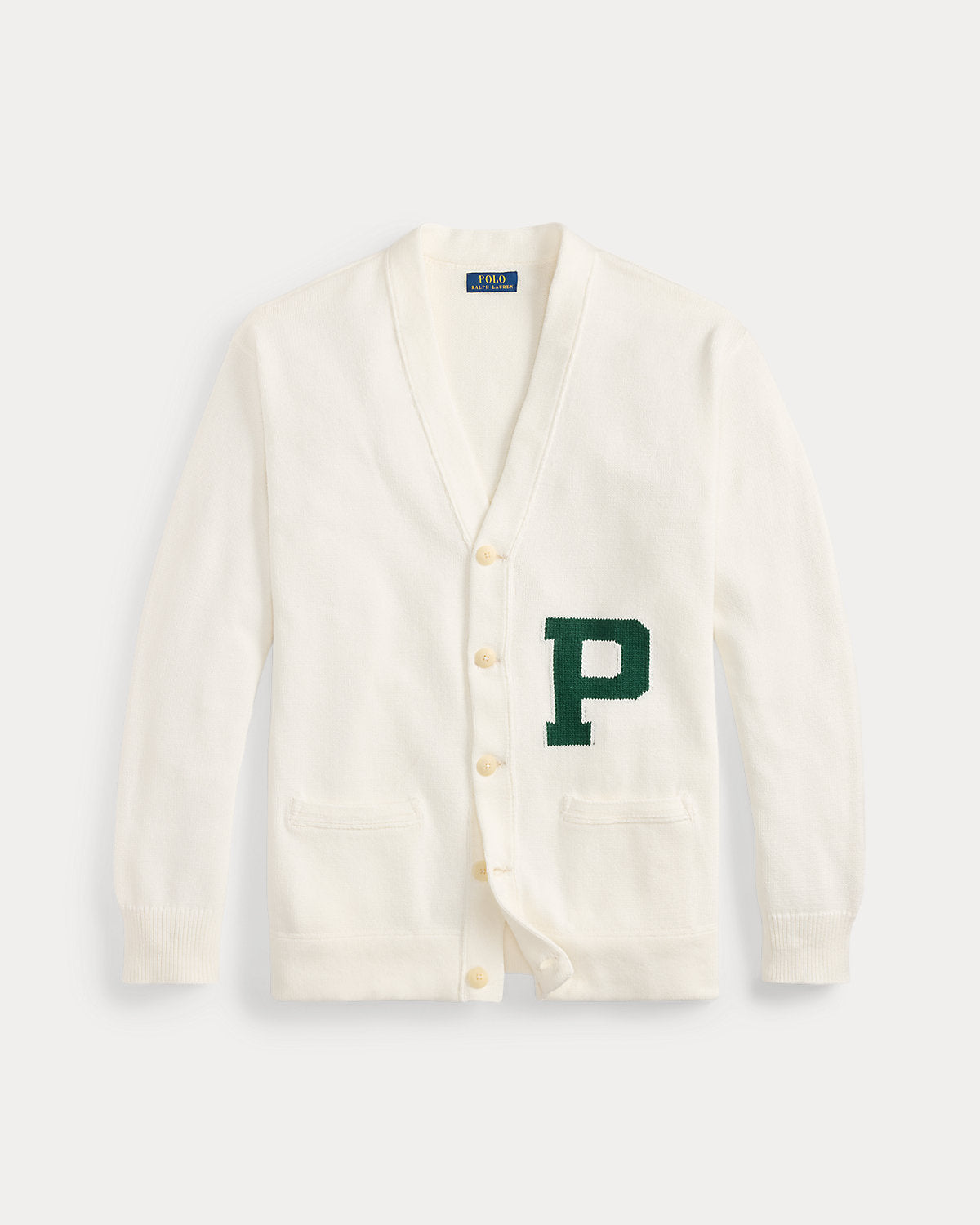 Cotton Letter Cardigan