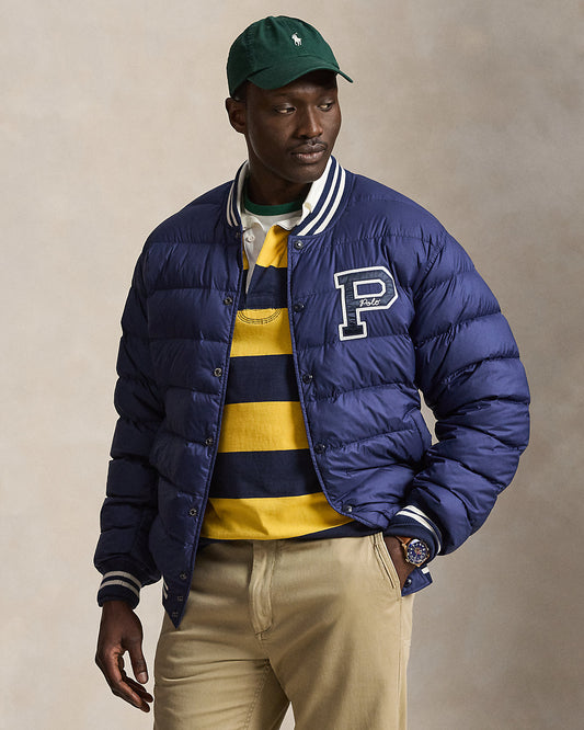 The Colden Quilted Letter Jacket