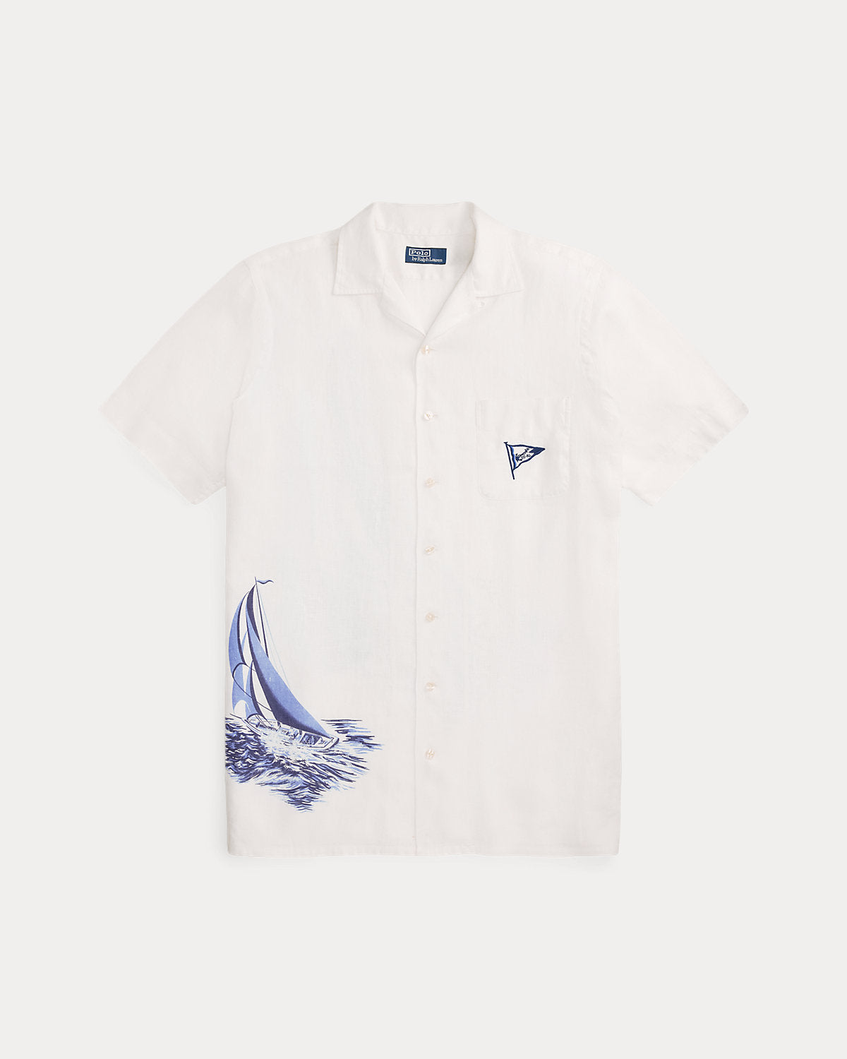 Nautical Linen Camp Shirt