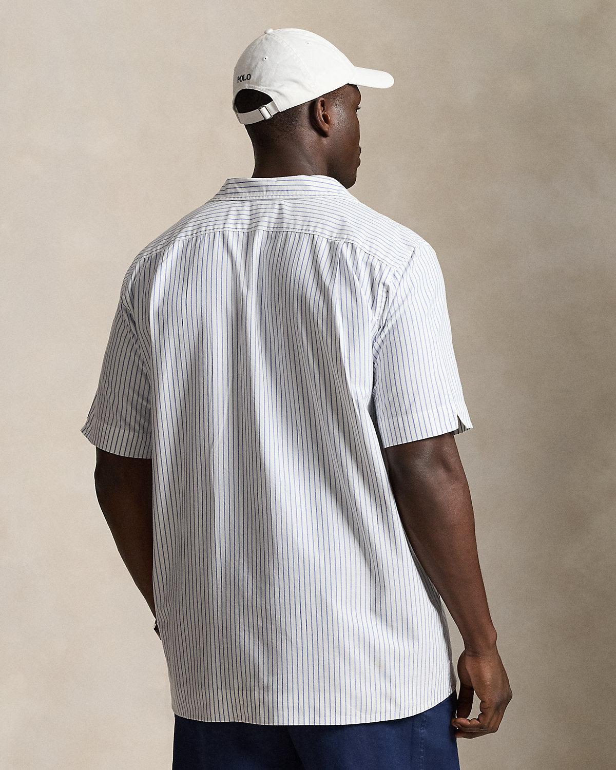 Striped Oxford Camp Shirt