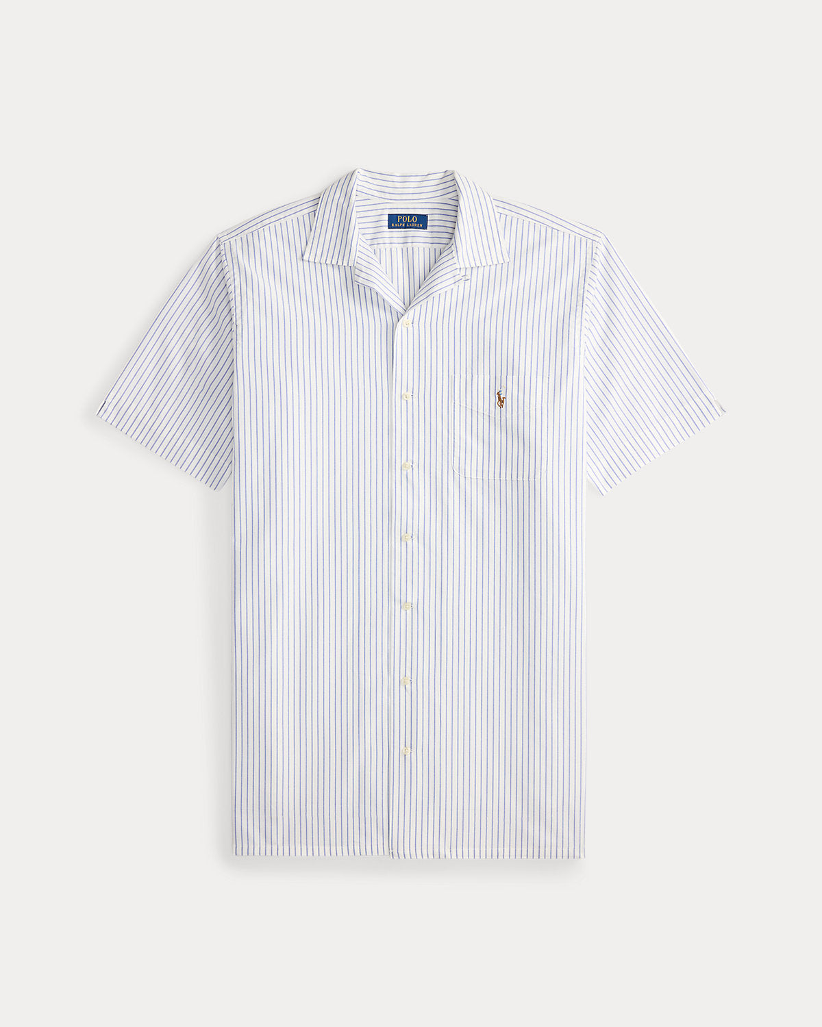 Striped Oxford Camp Shirt