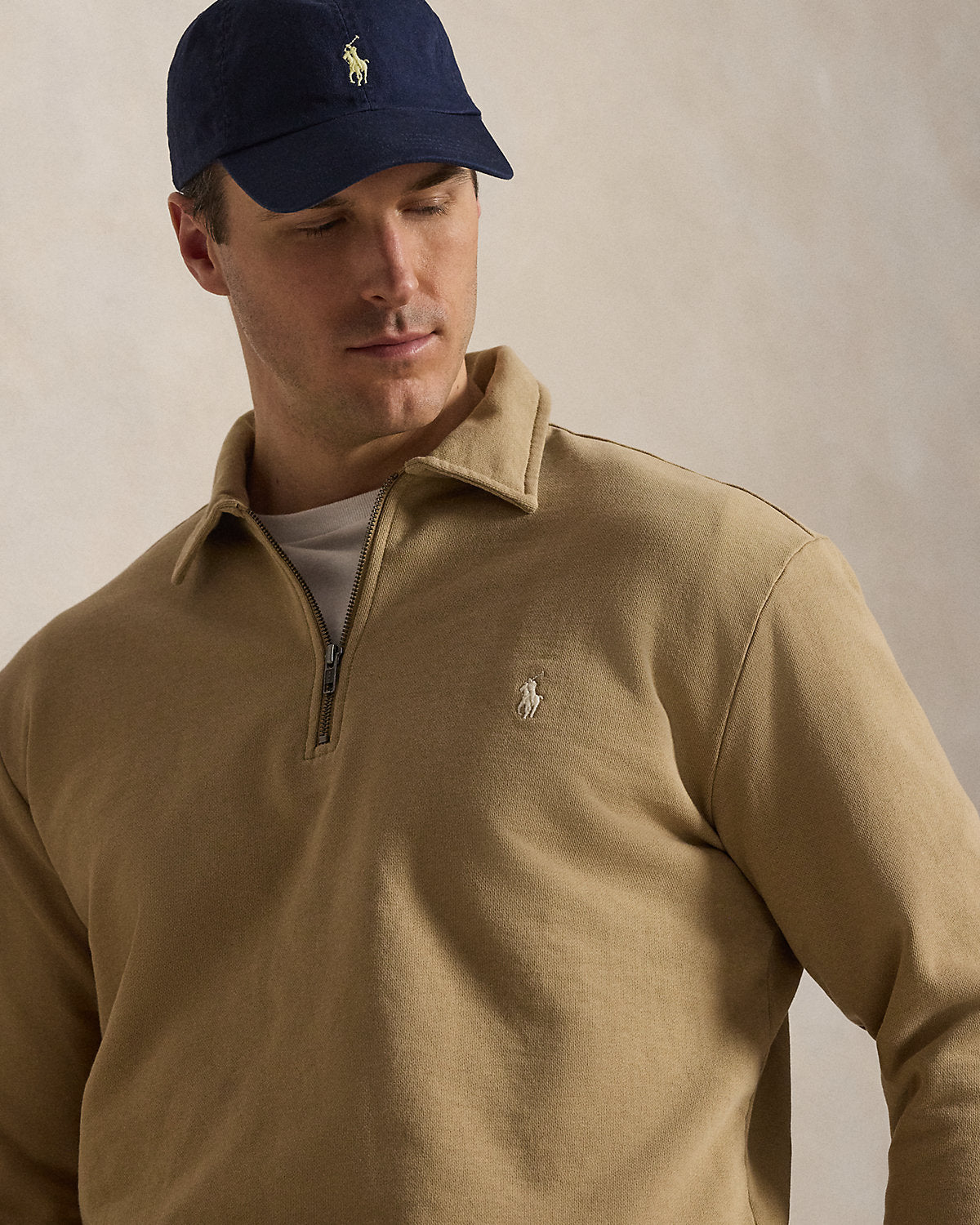 Loopback Fleece Quarter-Zip Sweatshirt