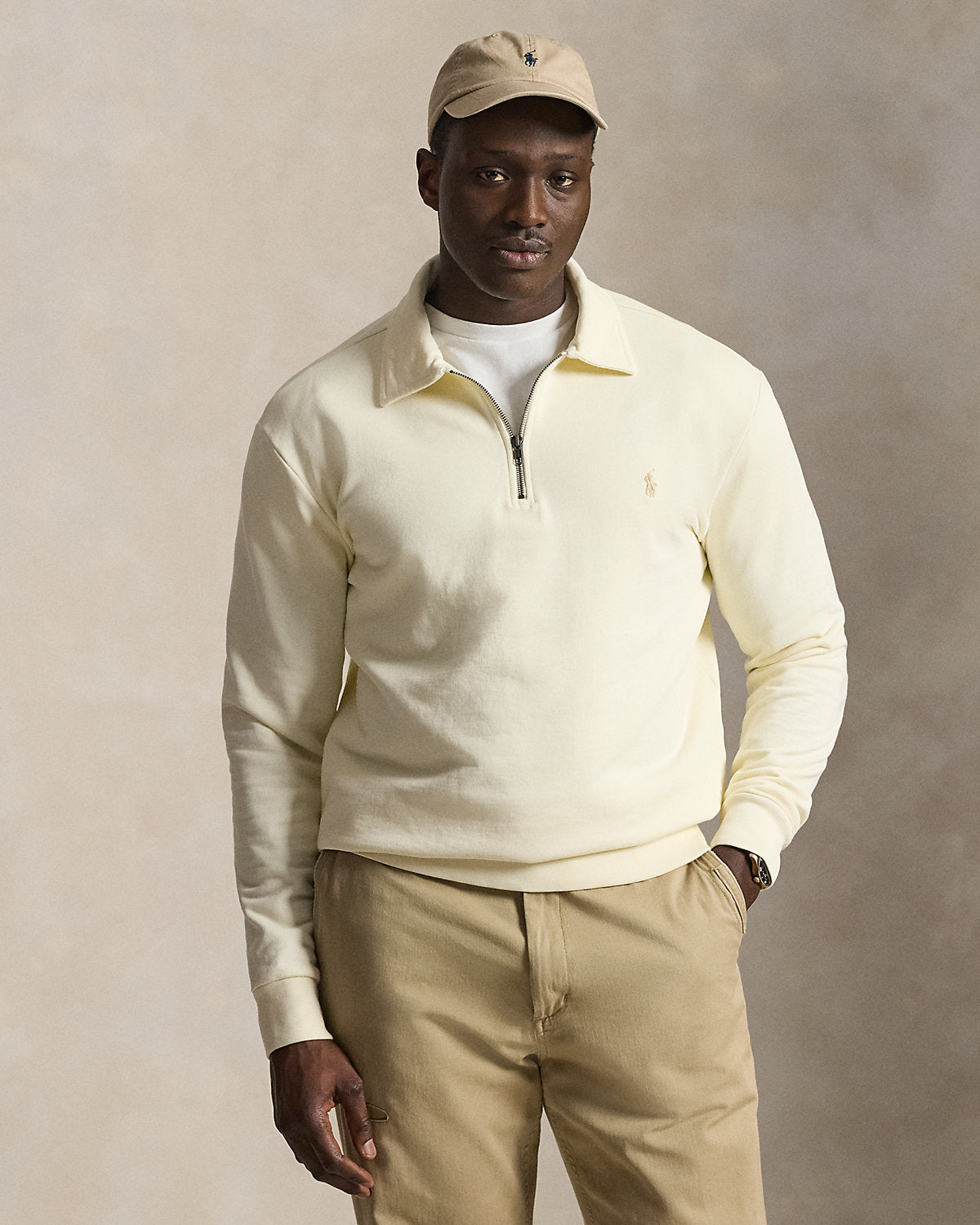 Loopback Fleece Quarter-Zip Sweatshirt