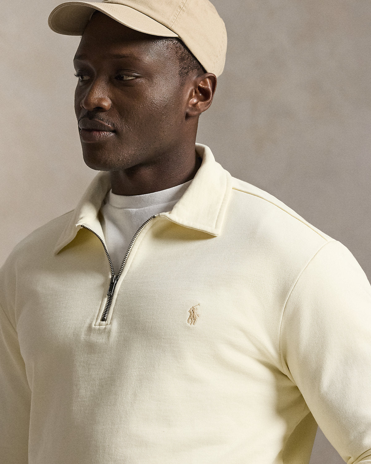 Loopback Fleece Quarter-Zip Sweatshirt