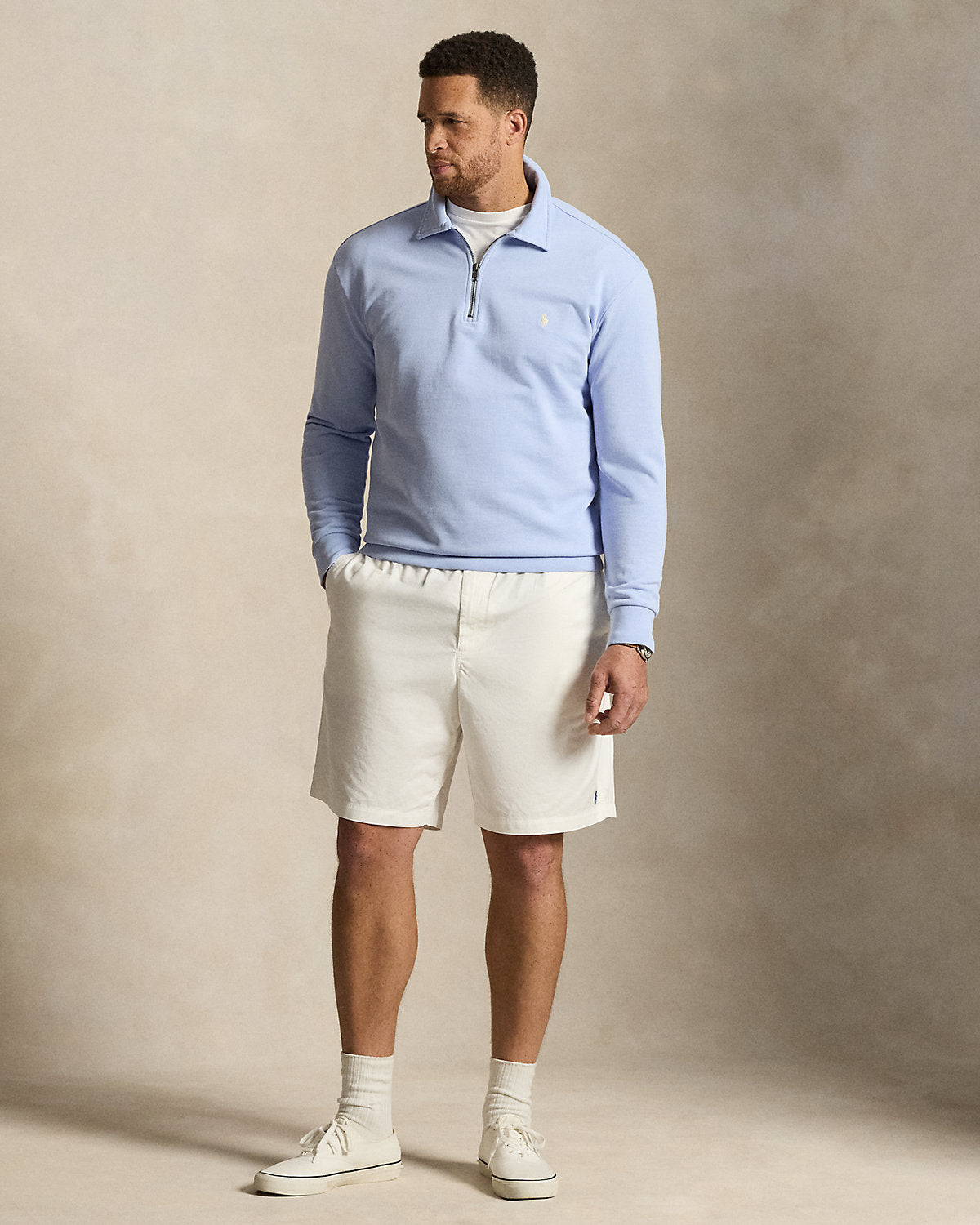 Loopback Fleece Quarter-Zip Sweatshirt