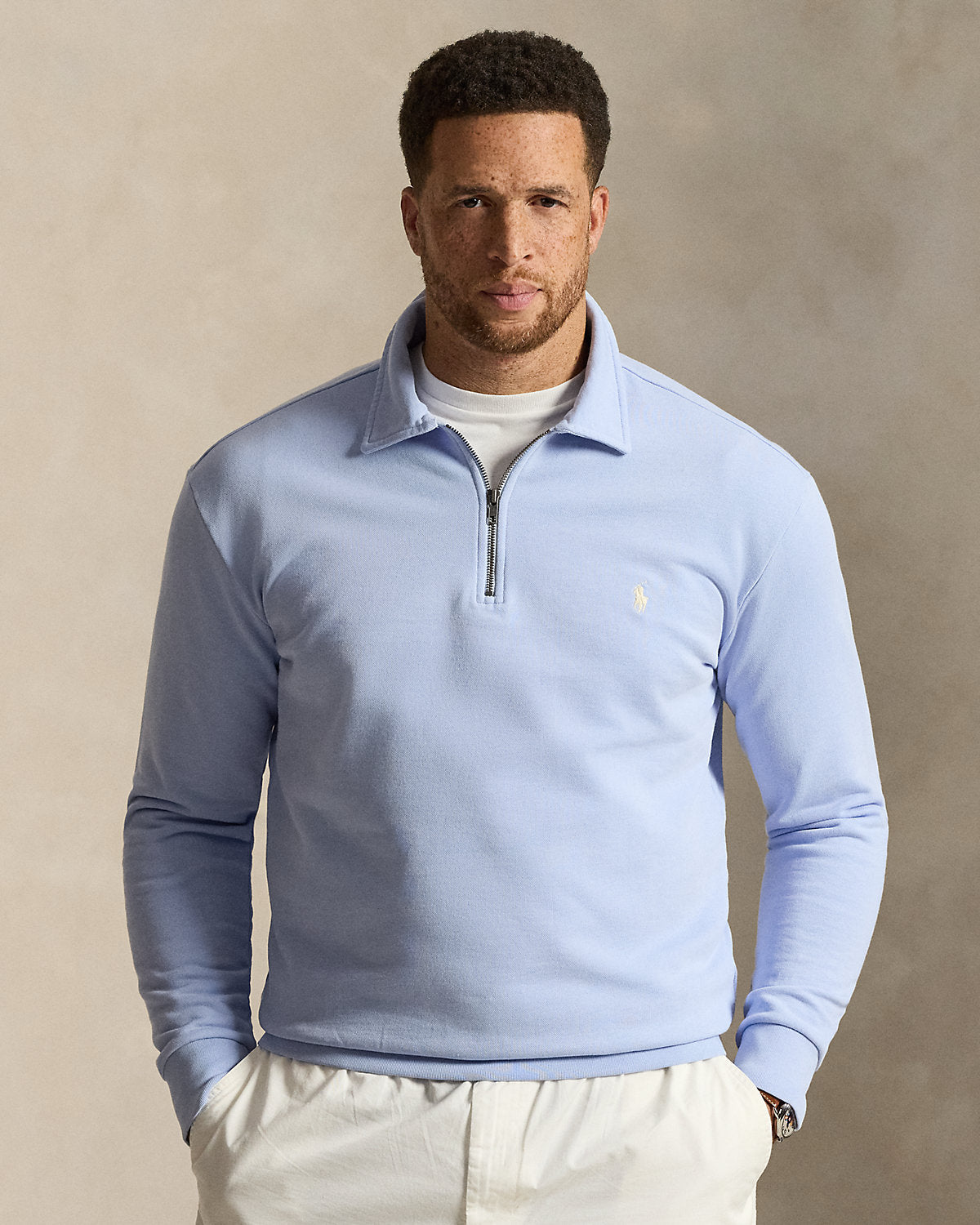 Loopback Fleece Quarter-Zip Sweatshirt