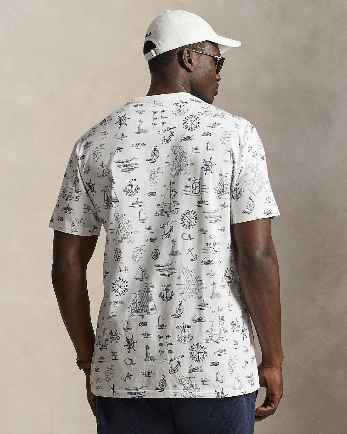 Nautical-Print Jersey T-Shirt