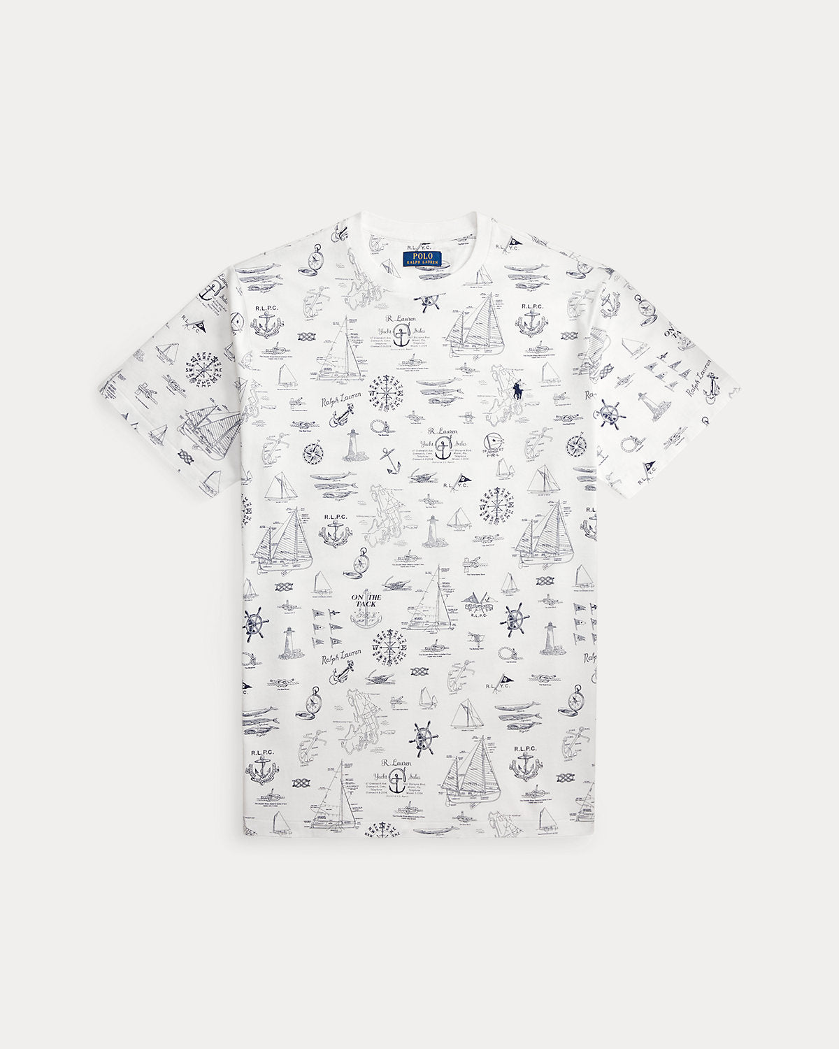 Nautical-Print Jersey T-Shirt