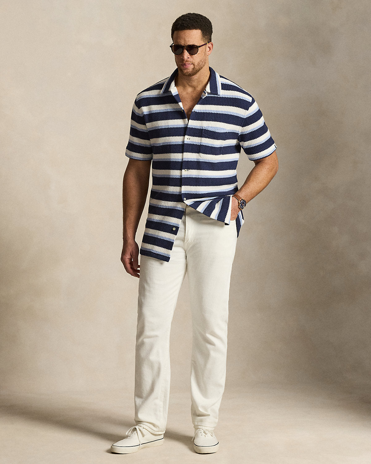 Striped Camp Shirt