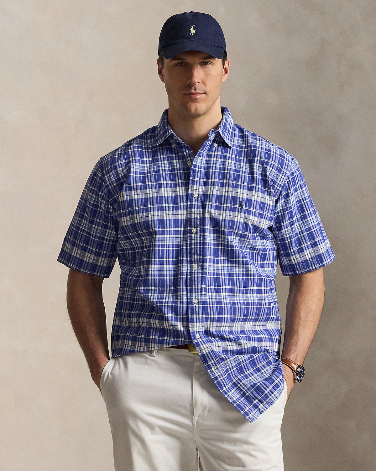 Plaid Oxford Shirt
