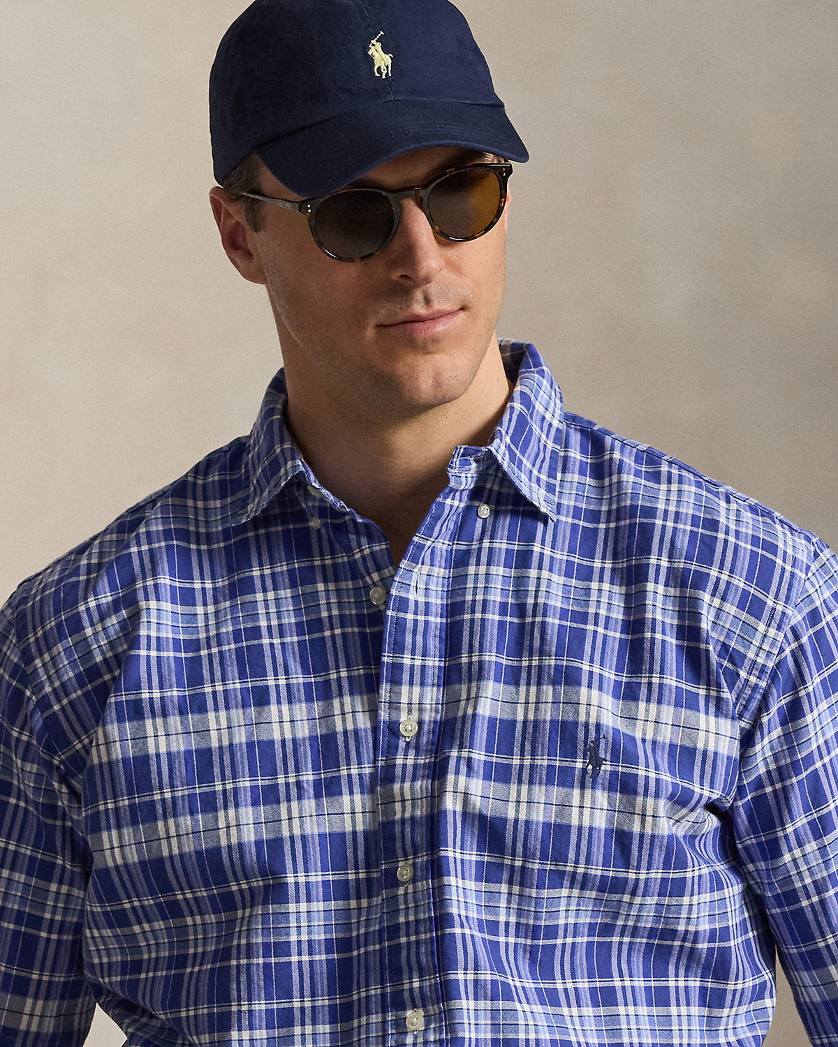 Plaid Oxford Shirt
