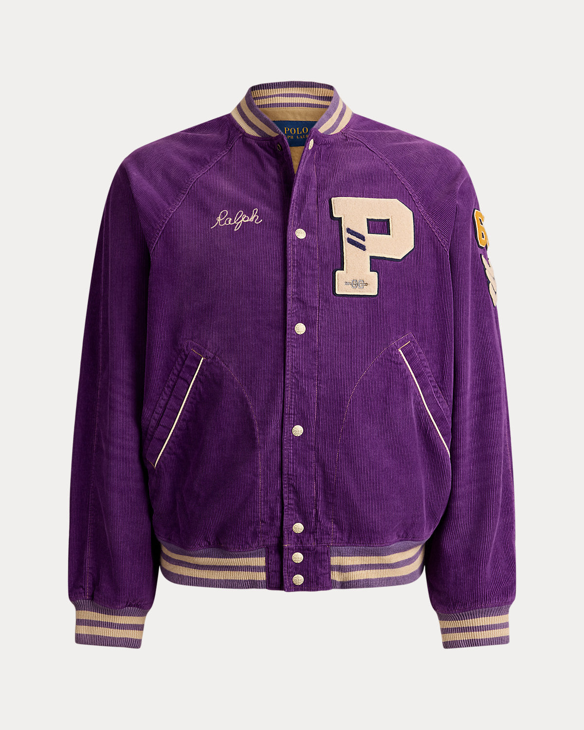 Corduroy Letter Jacket