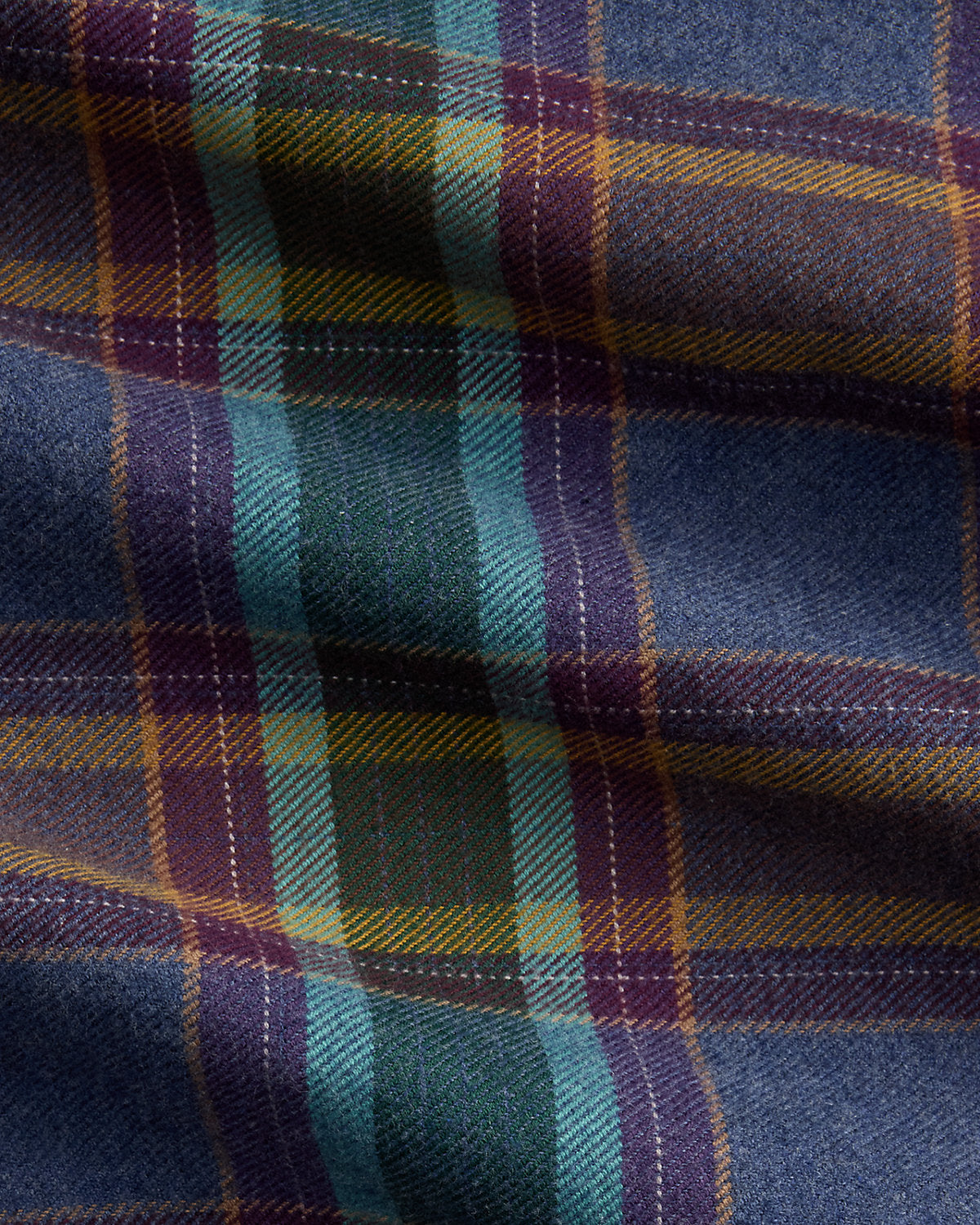 Plaid Brushed Flannel Shirt