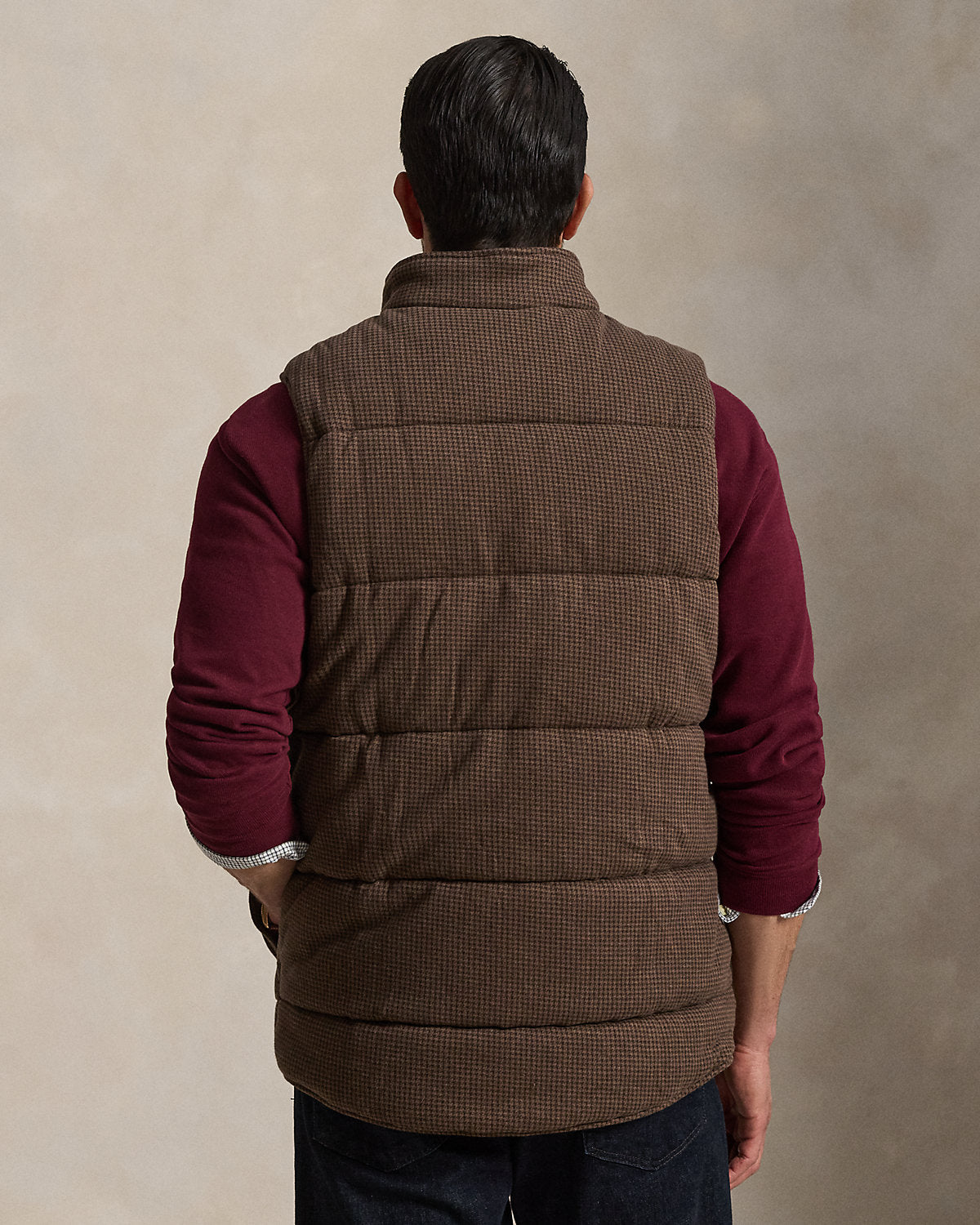 Houndstooth Estate-Rib Vest