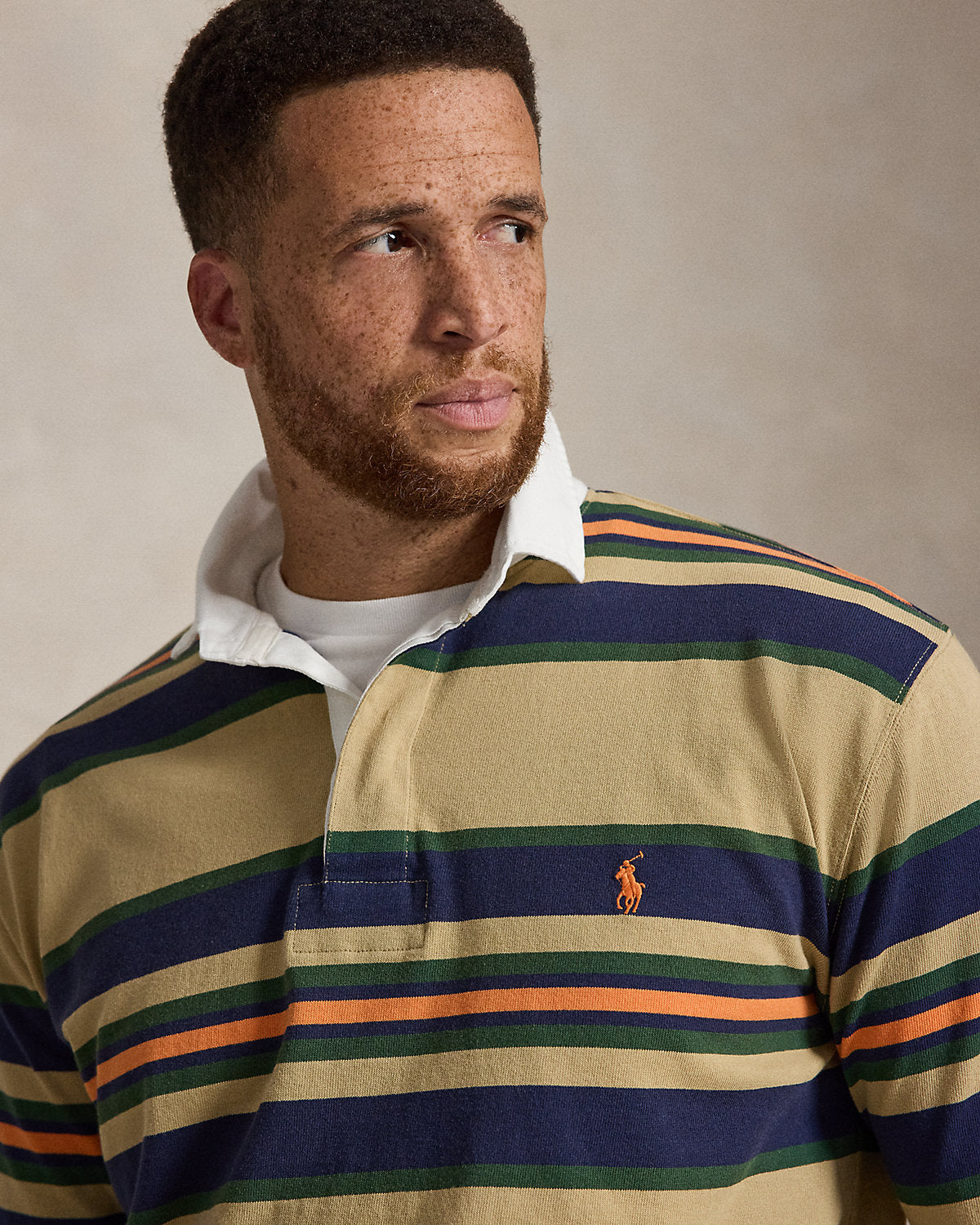 Striped Jersey Rugby Shirt